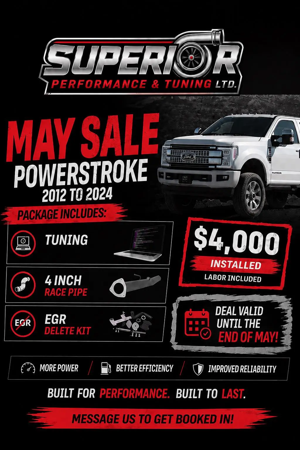 May Sale — Powerstroke 2012–2024
