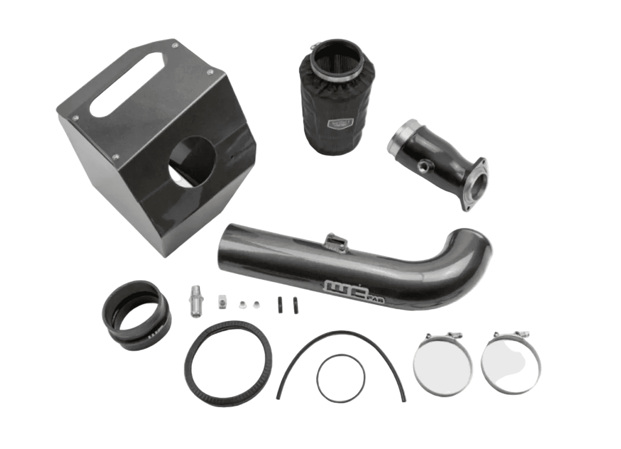 2017-2019 L5P WCFAB 4" STAGE 2 INTAKE KIT WITH AIRBOX — 2017–2023 L5P 6.6L diesel performance part