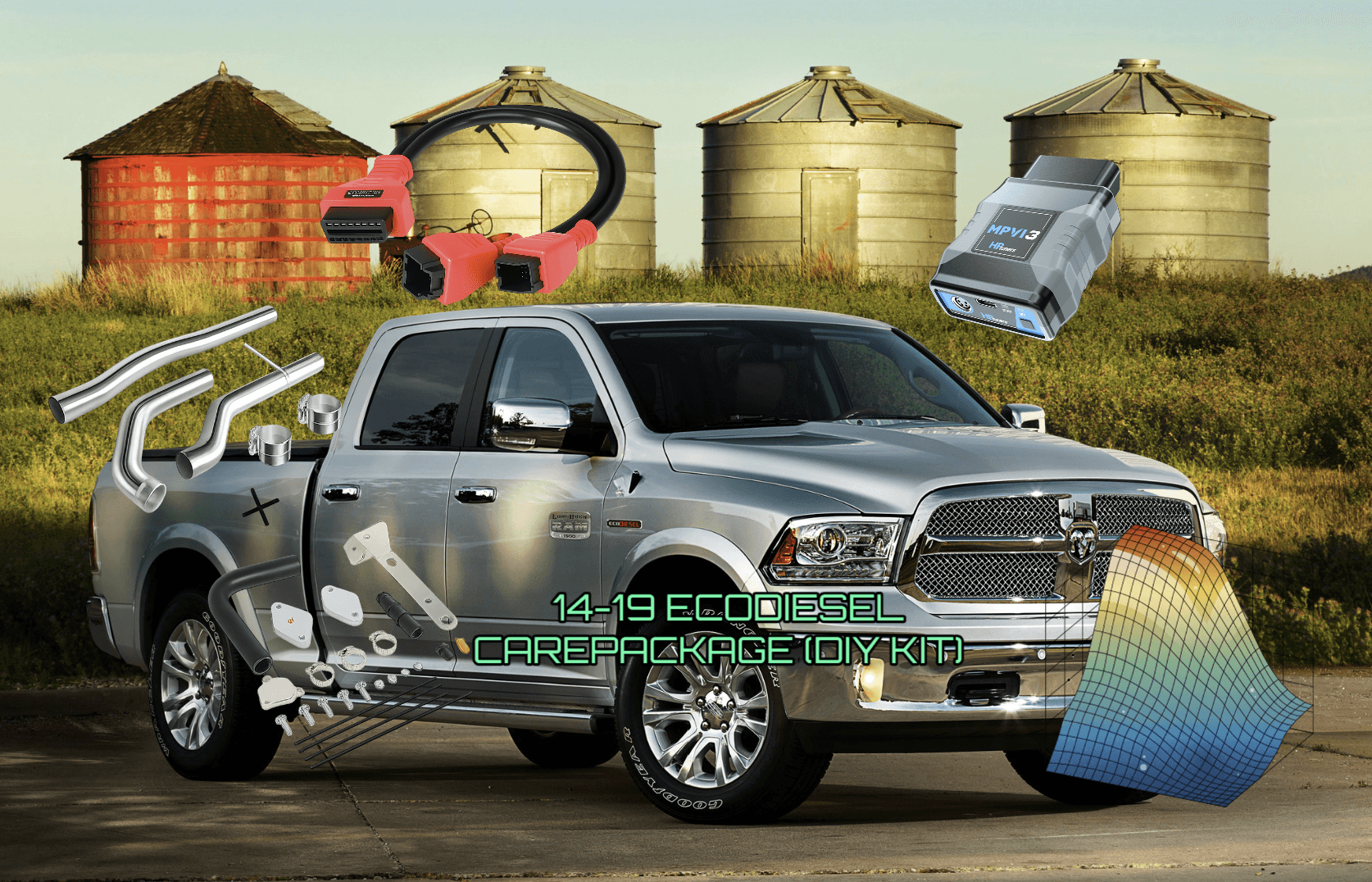 2014 - 2019 3.0 ECODIESEL JEEP/RAM CAREPACKAGE (DIY KIT) 5