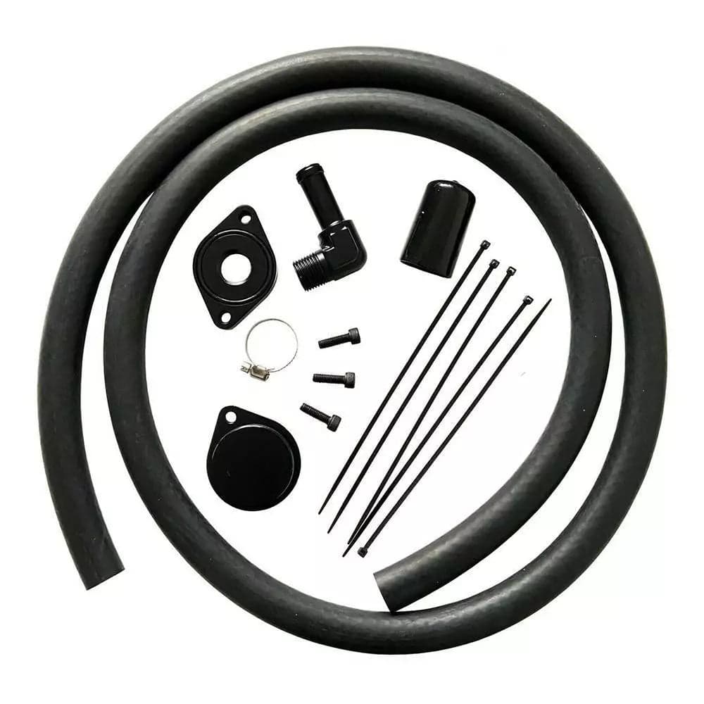 2011-2026 6.7L Ford Powerstroke CCV PCV Reroute Kit - Baffle Style Engine Crankcase Ventilation Kit